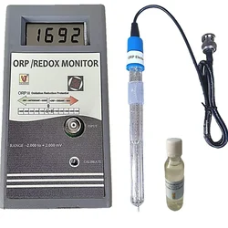 Lab Junction ORP/REDOX Monitor, Range -2.000 to +2.000 mV with Fish ORP Epoxy Sensor LJ-121 as per Quality Standards