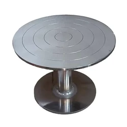12 inch Turntable Cake Stand of  Stainless Steel Body