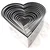 Set of 12 pcs Heart Shaped Stainless Steel Cookies Cutter