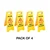 Premium Quality Caution Board ( Pack of 4 )