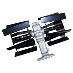 Kisankraft KK-HC-3528 Hoe Cutter for Brush Cutter, 28mm Shaft Size