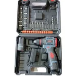 Premium Quality 10 mm 18V Brushless Metal Chuck Drill Machine With Battery, Charger & Accessories Kit Box, 1550 RPM