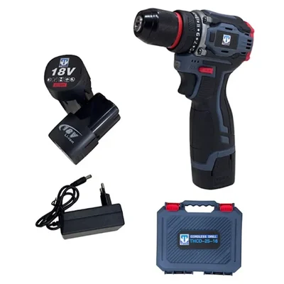 Premium Quality 10 mm 18V Brushless Metal Chuck Cordless Drill Machine, 1150 RPM