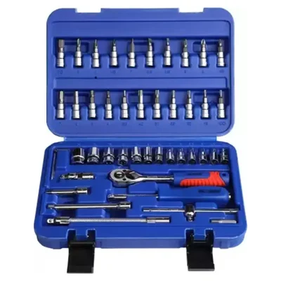 De Neers 1/4th inch 46 pcs socket set (DN 2462)