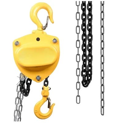 Gallop 2 Ton Capacity Chain Pulley, 6mm Load Chain, 3m Lift, 2.5 Ton Test Load, Double Fall, 343N Force, KC-CK02