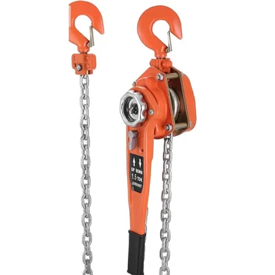 VOLTZ 1.5 Ton Ratchet Lever Hoist with 1.5 meters Lifting Height, 8 mm Chain - 6 Months Warranty