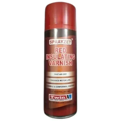 Sprayzet 500ml Red Insulating Varnish Used as a Finishing Coat Over Existing Impregnating Varnishes