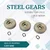 ALTER Steel Gears for Cycle Hub Motor (Set of 3) – 36 Teeth VJOY 6