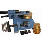 Breeze Shears Manual Pipe Bender, 1-2.5mm Round Tube Bender with 4 Dies for L/U/O/S/V Shapes