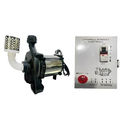 MAGNUM 0.5 HP Single Phase Mini Open Well Pump 72 feet Max. Head With Control Panel (1 Year Warranty)