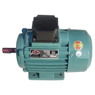 Xlo IE2 0.5 Hp 4 Pole Foot Mounted Three Phase Ac Induction Motor With ISI Mark (1 Year Warranty)