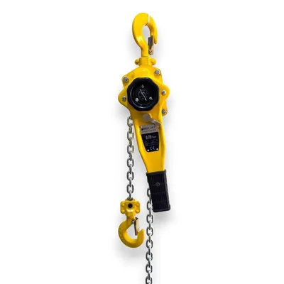 BULLIFT 0.75 Ton 1.5 Meter Heavy Duty Industrial Manual Hand Lever Block Chain Hoist with Weston Brake for Rigging