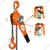 VOLTZ 0.75 Ton Ratchet Lever Hoist with 1.5 meters Lifting Height, 6 mm Chain - 6 Months Warranty