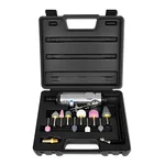 Akari 1/4 Inch Air Die Grinder Kit with 22000 RPM Speed,6.3 Bar Working pressure (AT-7033BK)