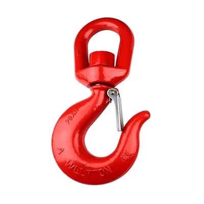 Heavy Duty 1 Ton Alloy Steel Swivel eye hook with latch