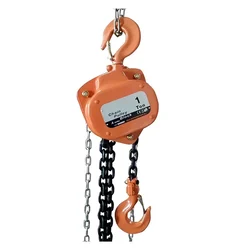 UTC Heavy Duty 1 Ton Chain Pulley Block With 3 Meter x 6 mm Load Chain - 3 Meter Standard Lift - Single Fall