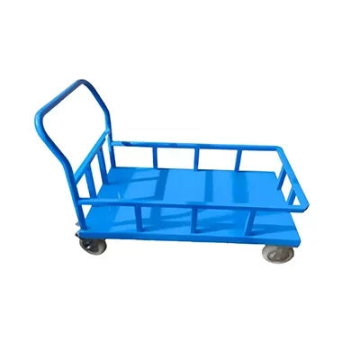 Suwas Trolley 1000 kg Load Capacity Mild Steel Platform Trolley (SU-PT-005)