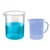 Bello Set of 2, Polypropylene Beaker with Graduation Marks of 1000ml & 250ml Capacity for Laboratory