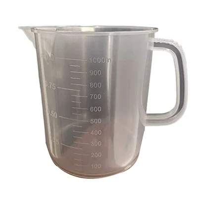 SBT Instruments 1000ml Plastic Measuring Jug with Handle for Laboratory