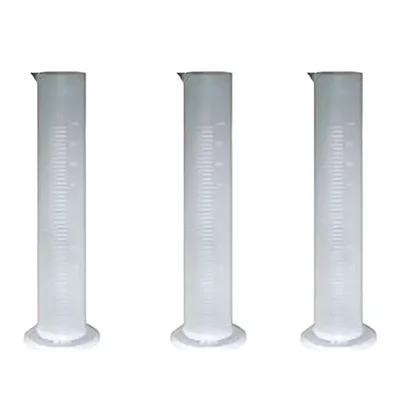 WKM 3pcs X1000ml Polypropylene Measuring Cylinder KT160BI
