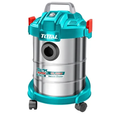 TOTAL 1000W 12L Metal Tank Wet & Dry Vacuum Cleaner with Copper Motor & HEPA Filter TVC14122