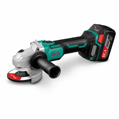 DCA 4 Inch 100mm 20V 8500 RPM Brushless Auto Stop Heavy Duty Cordless Metal Cutting Grinding Angle Grinder ADSM03-100
