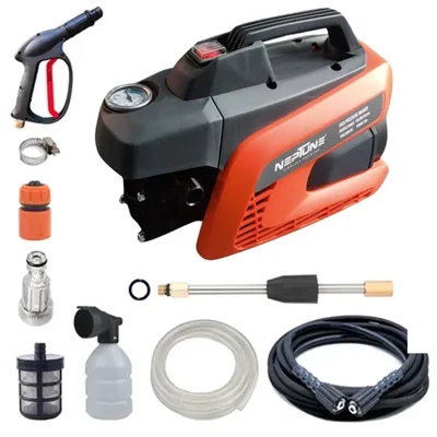 Neptune (NPW1000FX) 100 Bar 1.3kW Portable High Pressure Washer With All Required Accessories - 6 Months Warranty