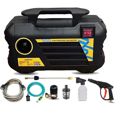 Darson 1600 W 100 Bar High Pressure Washer, 400 L/H Flow Rate with Accessories