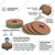 100X16 mm (4-inch) #100 Grit Fiber Sanding Disc of Angle Grinder for Metal and Wood Smoothening, pack of 100