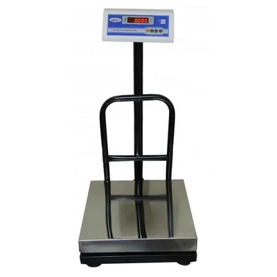 Metis 100kg and 10g Accuracy Stainless Steel 16x16 inch Platform Weighing Machine  with 1 Year Warranty