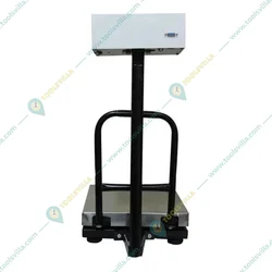Metis 100kg and 10g Accuracy Stainless Steel 16x16 inch Platform Weighing Machine  with 1 Year Warranty