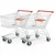 Premium Quality 100 Liter Steel Shopping Trolley(Pack-2 pcs)