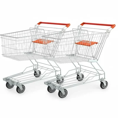 Premium Quality 100 Liter Steel Shopping Trolley(Pack-2 pcs)