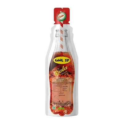 Cool Sip 100 ml Cola Bottle Shape Plastic Pouches Liquid Packaging Storage(Pack-1000 Pcs)