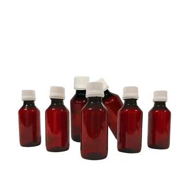 Patco Pharma 100ml Empty Amber PET Syrup Bottle for Pharmaceuticals(Pack-20 Pcs)