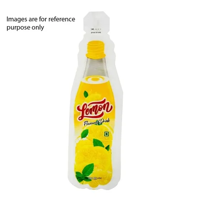 Cool Sip 100 ml Lemon Bottle Shape Plastic Pouches for Beverage Packaging Liquid Storage Drink Container(Pack-1000 Pcs)
