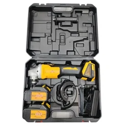 Premium Quality 100 mm 21V Cordless Angle Grinder With Battery, Charger & accessories, 1400 RPM
