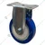Heavy Duty 100 kg Load Capacity 2 pcs 4 inch (100 mm) Fixed Type Single Ball Bearing Anti Static PU Caster Wheel