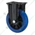 Heavy Duty 100 kg Load Capacity 4 pcs 4 inch (100 mm) Fixed Type Single Ball Bearing Elastic Rubber Caster Wheel