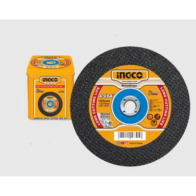 Ingco 100mm (4") 100 Pcs Abrasive Metal Cutting Disc Set (MCD10105100)