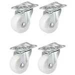 Premium Quality 4 inch Plate Type Movable Caster Wheel, 330 kg Load Capacity (Pack of 4)