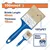 Wadfow 100 mm Paint Brush with 100 Percent PET Filaments for Smooth Water Based Paint Application (WPB4904)