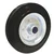 Heavy Duty 4 inch / 100 mm Rubber Wheel, Steel Core With Roller Bearing
