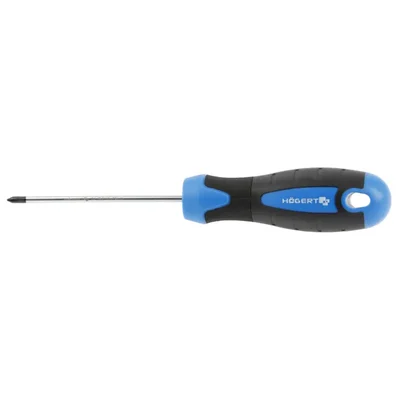 Högert Technik PH1 100 mm S2 Steel Magnetic Tip Screwdriver with Bi-Material Anti-Slip Handle HT1S024