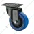 Heavy Duty 100 kg Load Capacity 4 pcs 4 inch (100 mm) Swivel Type Single Ball Bearing Elastic Rubber Caster Wheel