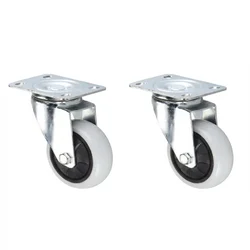 Heavy Duty 4 inch / 100 mm Pack Of 2 Swivel Type Single Ball Bearing PP Caster Wheel