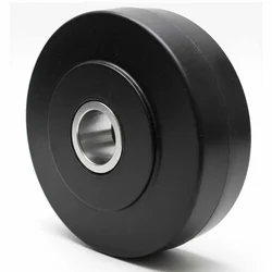 Heavy Duty 100 x 32 MM / 4 x 1.25 Inch PP Block Wheel With Ball Bearing 