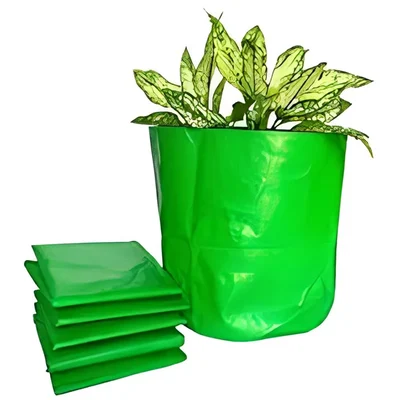 Siddhi 350 GSM 9 x 9 inch HDPE Grow Bag for Garden, Nursery (Pack of 100 pieces)