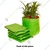 Siddhi 350 GSM 24 x 24 inch HDPE Grow Bag for Garden, Nursery (Pack of 100 pieces)