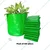 Siddhi 350 GSM 18 x 18 inch HDPE Grow Bag for Garden, Nursery (Pack of 100 pieces)